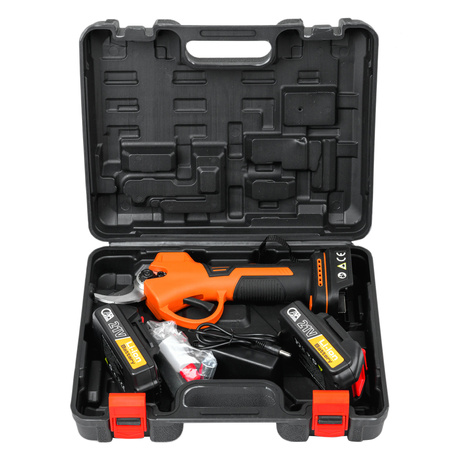 Sekator akumulatorowy kowadełkowy nożyce ogrodowe elektryczne 2 x AKU CATA C83006 MAR-POL