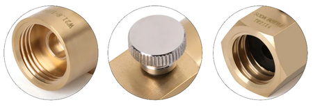 Adapter przejściówka do napełniania butli sodastream CO2 złącze W21.8-14. FALON-TECH