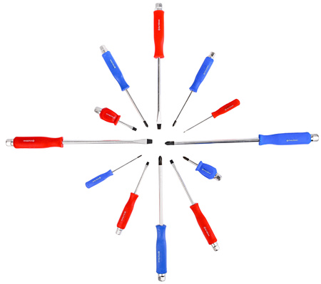 Zestaw śrubokrętów wkrętaków do pobijania 12 szt PH2 GEKO