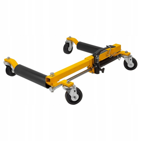 Wózek manewrowy rolkowy rolki transportowe pod urwane koła 9" 680kg JCB