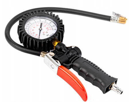 Pistolet do pompowania kół z manometrem 12 bar MAR-POL