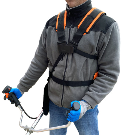 Solidne szelki do kosy spalinowej kosiarki wykaszarki pasy nośne uprząż DEMON