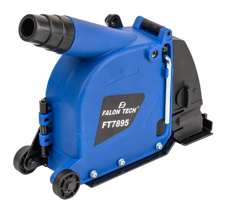 Bruzdownica do szlifierki kątowej osłona przeciwpyłowa adaptery 125 mm FALON-TECH