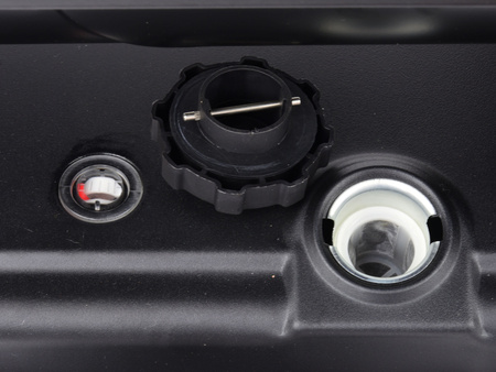 Nagrzewnica olejowa z termostatem 25kW (odprowadzanie spalin) GEKO