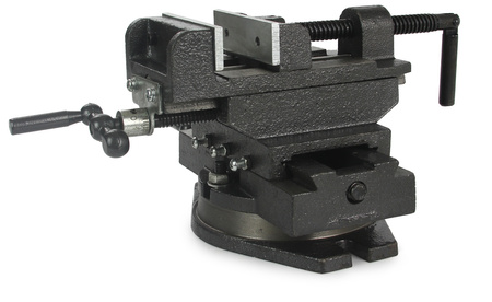 Imadło maszynowe krzyżowe dwuosiowe obrotowe 100mmMAR-POL