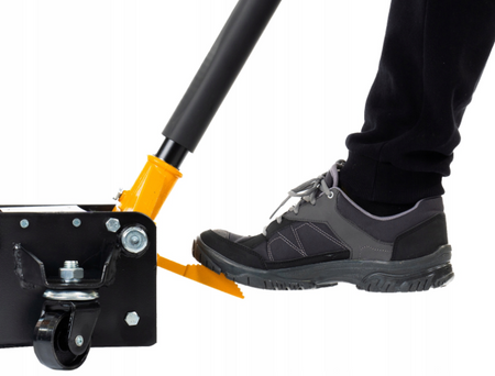 Podnośnik samochodowy niskoprofilowy lewarek hydrualiczny żaba 5 ton JCB