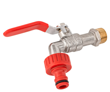 Zawór kulowy czerpalny 1/2" z szybkozłączką DIAMOND