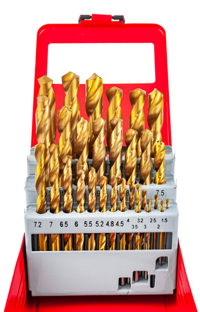 Zestaw wierteł tytanowych do metalu (wiertła) 29 sztuk SILVER