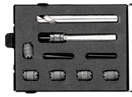 Rozwiertak do zgrzewów wiertło do zgrzewów frez do spawów frez do spoin 9 el. FALON-TECH