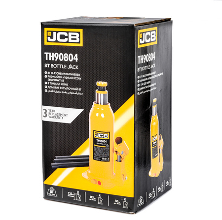 Podnośnik hydrauliczny słupkowy butelkowy maszynowy samochodowy lewarek 8T JCB