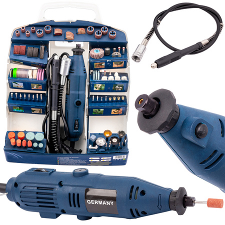 Multiszlifierka (mini szlifierka) DREMEL 270W 300el Frezarka SILVER