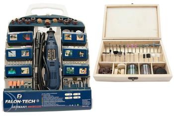 Multiszlifierka MINI 270W 400el + Zestaw DRILL 100el FALON-TECH