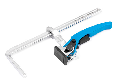 Ścisk stolarski dźwigniowy zacisk uchwyt do szyny odkuwany 200x60mm FALON-TECH