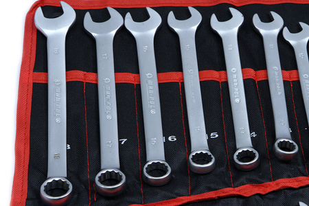 Klucze płasko oczkowe 6-32 mm 25 sztuk (płachta) GEKO