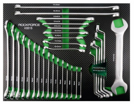 Szafka warsztatowa wózek narzędziowy z wyposażeniem klucze nasadowe 274 el ROCKFORCE