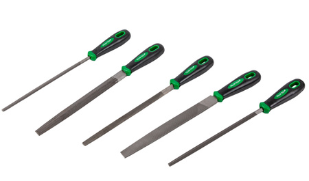 Pilniki zdzieraki tarniki do metalu 200mm (zestaw 5 szt.) GEKO