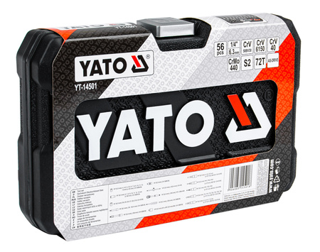 Zestaw kluczy nasadowych bity 56el YT-14501 YATO