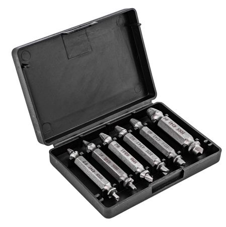 Wykrętaki do usuwania wkrętów 6 sztuk + walizka FALON-TECH