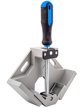 Ścisk kątowy stolarski narożny imadło narożne uchwyt zacisk 150x70 mm SILVER