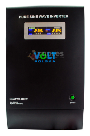 Przetwornica UPS Awaryjne Zasilanie Pieca CO SINUSPRO-5000W (48V/230V/5000W)