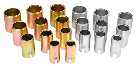 Zestaw ściagaczy ściągacz tulei wahacza łożysk sworzni adaptery 26el JCB