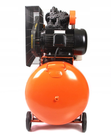 Kompresor olejowy 4-tłokowy ze zbiornikiem o pojemności 350L, 12bar BJC