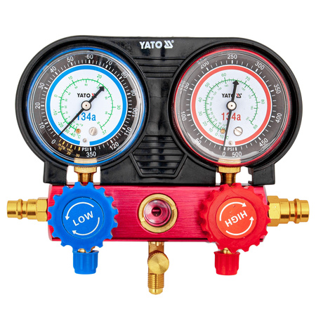 Miernik tester szczelności napełniacz klimatyzacji R-134a 6el YT-72990 YATO