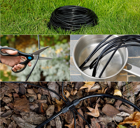 Wąż do wody PCV do nawadniania kropelkowego 4mm 100m VOLT POLSKA