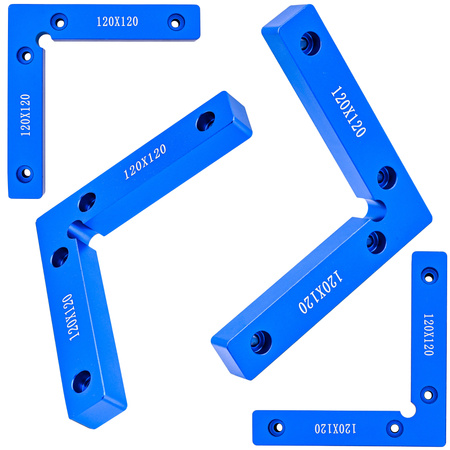 Kątowniki precyzyjne 90° 120x120 mm komplet FALON-TECH