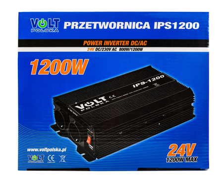 Przetwornica napięcia prądu IPS-1200 (24V/230V/1200W) VOLT POLSKA