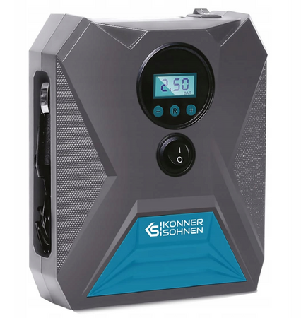 Kompresor samochodowy pompka rowerowa sprężarka do roweru auta 10 bar 12V KS Könner & Söhnen