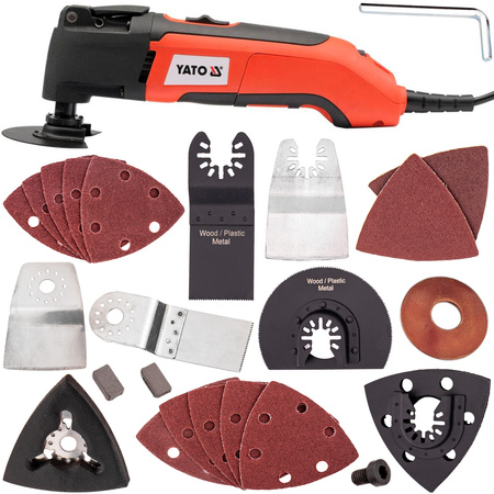 Renowator wielofunkcyjne narzędzie oscylacyjne 500W + zestaw akcesorii YATO