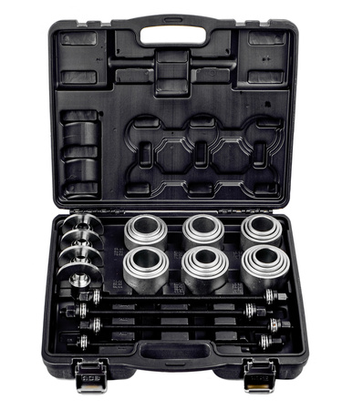 Zestaw ściagaczy ściągacz tulei wahacza łożysk sworzni adaptery 28el JCB