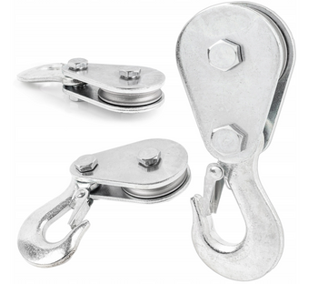 Wyciągarka zblocze z hakiem do wyciągarki linowej bloczek budowlany 1T ATV TITANIUM WINCH