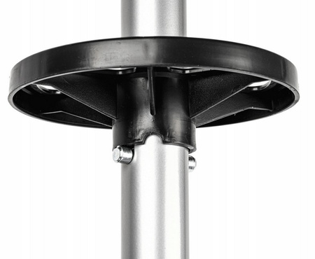 Stojak na opony koła felgi regał pionowy na 4 opony do garażu SILVER