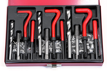 Zestaw do naprawy gwintów M6-M10 88szt gwintowniki SILVER