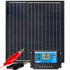 Zestaw solarny fotowoltaiczny 40W 12V BLACK (Panel solarny 40W, Regulator napięcia 20A) VOLT POLSKA