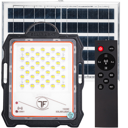 Lampa solarna panel naświetlacz led halogen 100w VOLT POLSKA