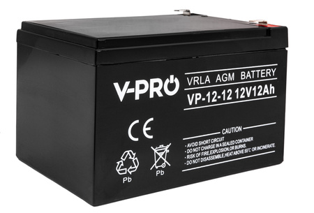 Akumulator AGM 12V 12Ah VPRO Bezobsługowy VOLT POLSKA