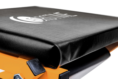 Leżanka warsztatowa składana taboret leżak 2w1 siedzisko stołek 150kg FORSTIME