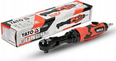 Grzechotka pneumatyczna 1/2" 80Nm kompozytowa obudowa YATO