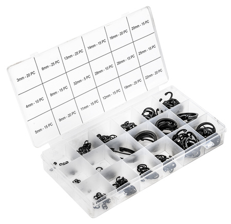 Zestaw pierścieni segera 600 szt pierścienie segery wewnętrzne zewnętrzne FALON-TECH