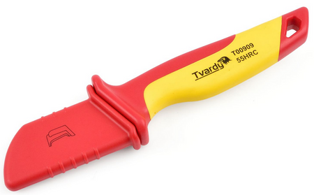 Nóż do usuwania ściągania ściągacz izolacji kabli przewodów VDE 180mm Tvardy GEKO