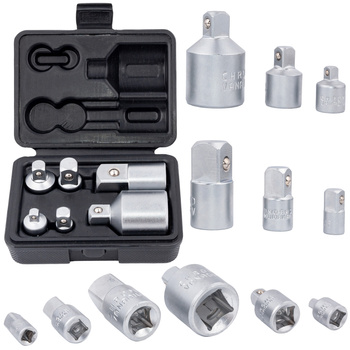 Adaptery redukcje redukcja zestaw 6 szt. 1/4" 3/8" 1/2" 3/4" FALON-TECH