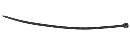 Opaski zaciskowe kablowe 160x2.5mm 100el czarne GEKO
