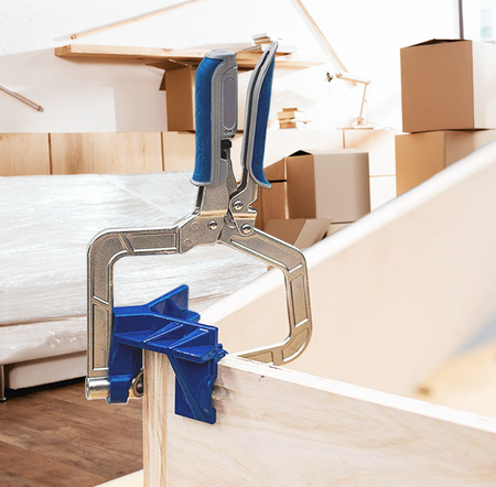 Zacisk ścisk stolarski kątowy narożny 90° FALON-TECH