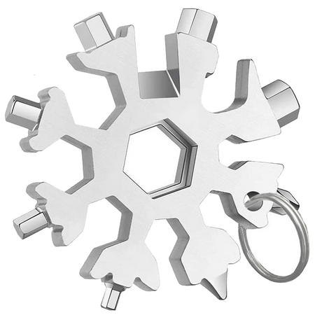 Klucz wielofunkcyjny śnieżynka 18w1 brelok gadżet FALON-TECH