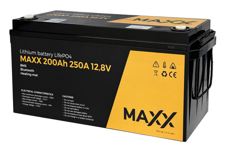 Akumulator LiFePo4 BMS do łodzi kampera paneli mata grzewcza 200Ah 250A 12V BMS 4SUN