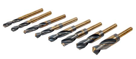 Wiertła NWKa HSS kobaltowe do metalu drewna 8 el FALON-TECH