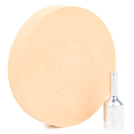 Krążek gumowy do usuwania kleju naklejek felg adapter na wiertarkę FALON-TECH